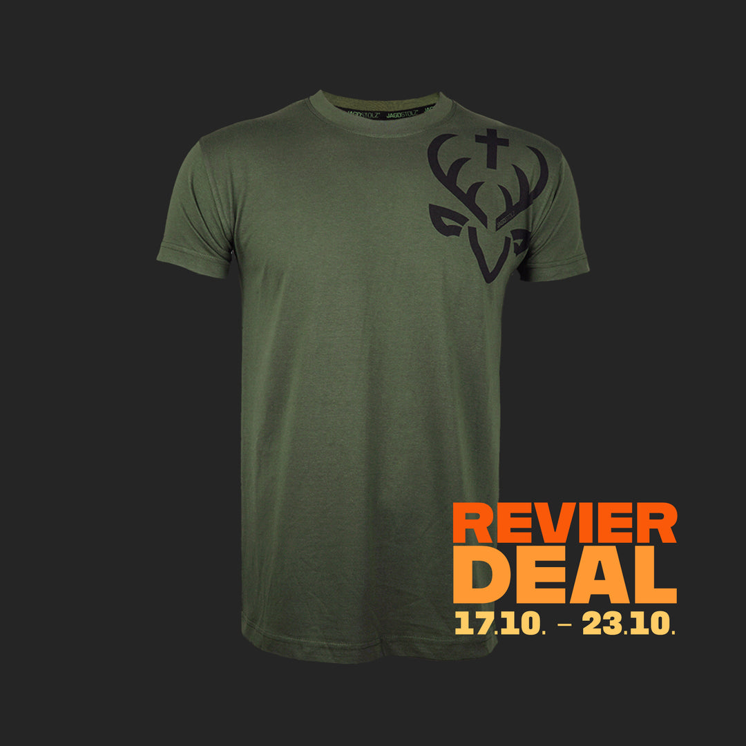 Jagdstolz T-Shirt Logo Hirsch
