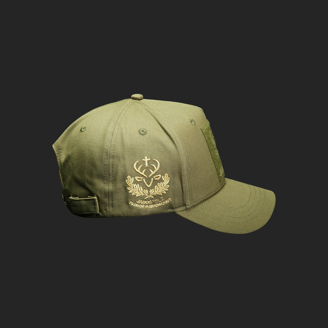 Jagdstolz Jubiläums-Cap Oliv Patch Barsch