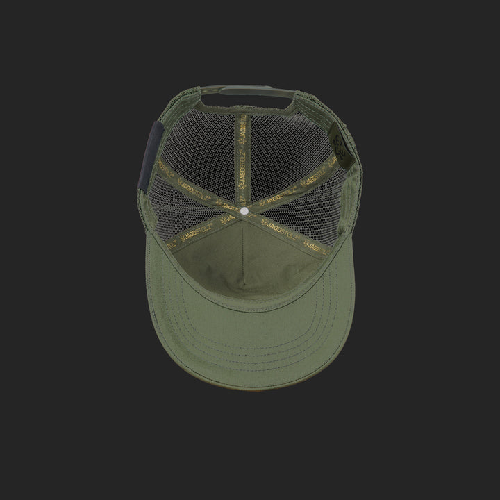 Jagdstolz Trucker Cap Oliv Patch Rehbock