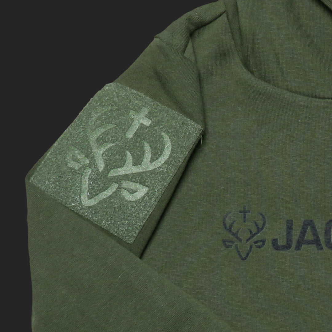 Jagdstolz Hoodie KITZ Logo Schwarz