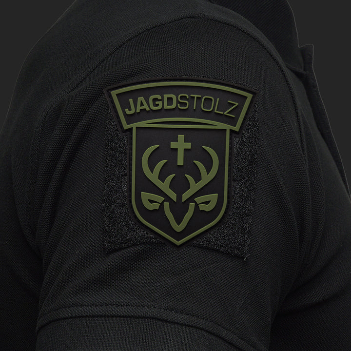 Jagdstolz Polo Schwarz