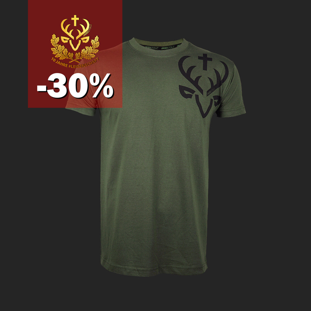 Jagdstolz T-Shirt Logo Hirsch