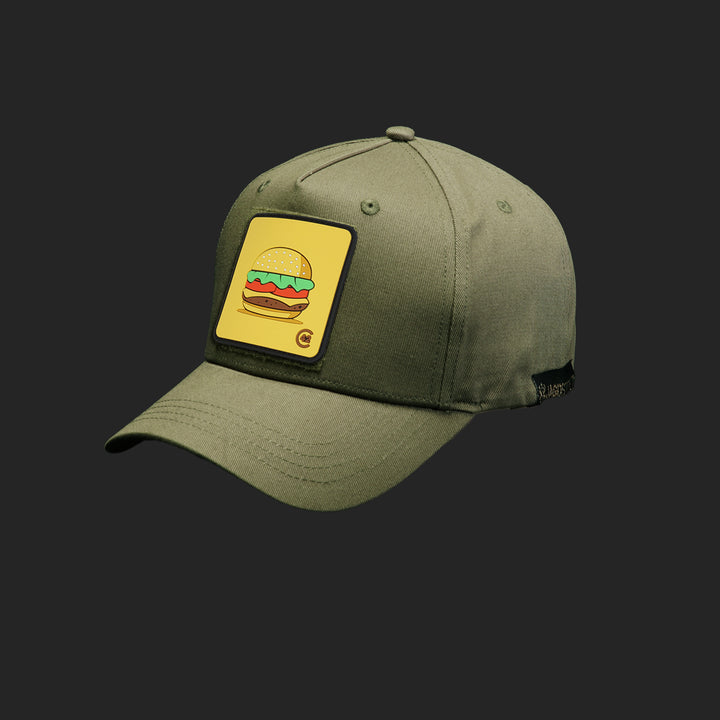 Jagdstolz Jubiläums-Cap Oliv Patch Cheeseburger