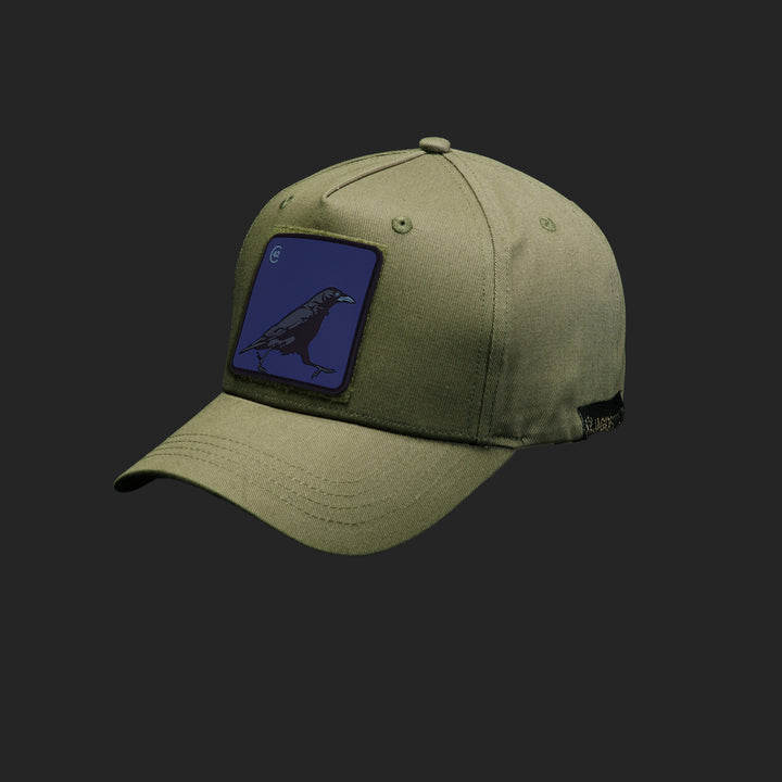 Jagdstolz Jubiläums-Cap Oliv Patch Krähe