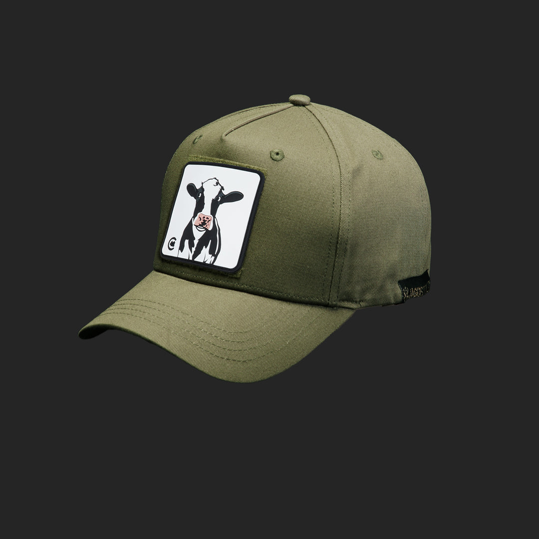 Jagdstolz Jubiläums-Cap Oliv Patch Muh Kuh
