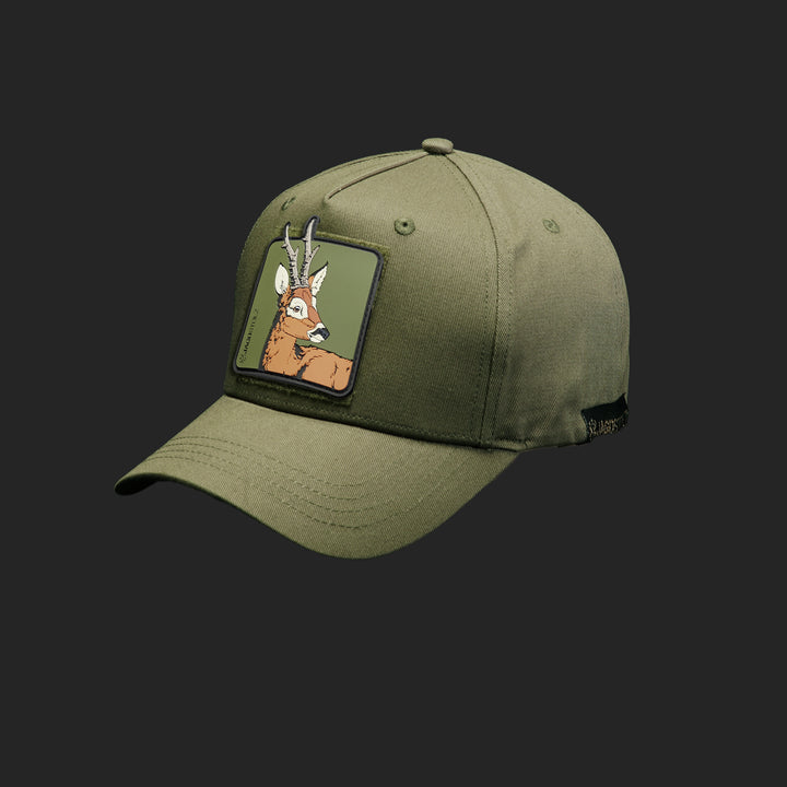 Jagdstolz Jubiläums-Cap Oliv Patch Rehbock 2.0