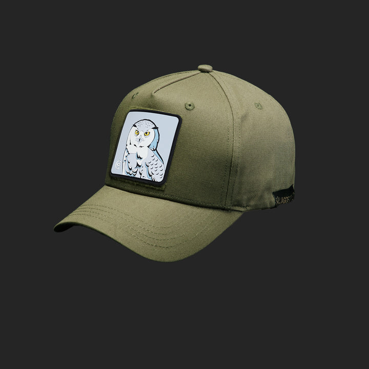 Jagdstolz Jubiläums-Cap Oliv Patch Schneeeule