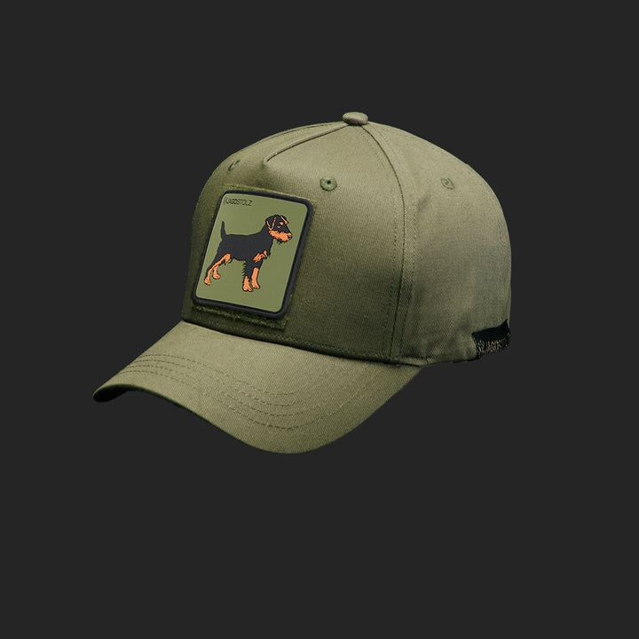 Jagdstolz Jubiläums-Cap Oliv Patch Terrier