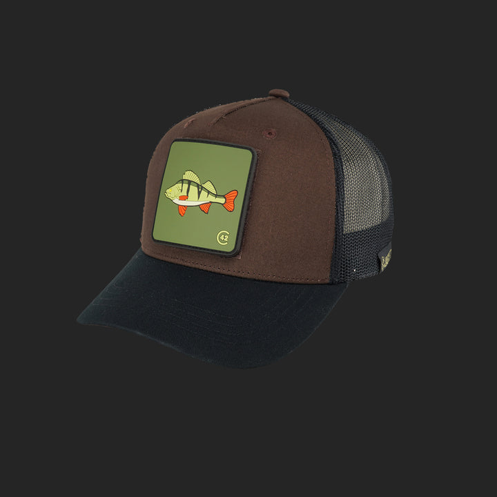Jagdstolz Trucker Cap Braun/Schwarz Patch Barsch