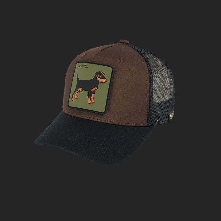 Jagdstolz Trucker Cap Braun/Schwarz Patch Terrier