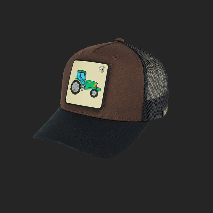 Jagdstolz Trucker Cap Braun/Schwarz Patch Traktor