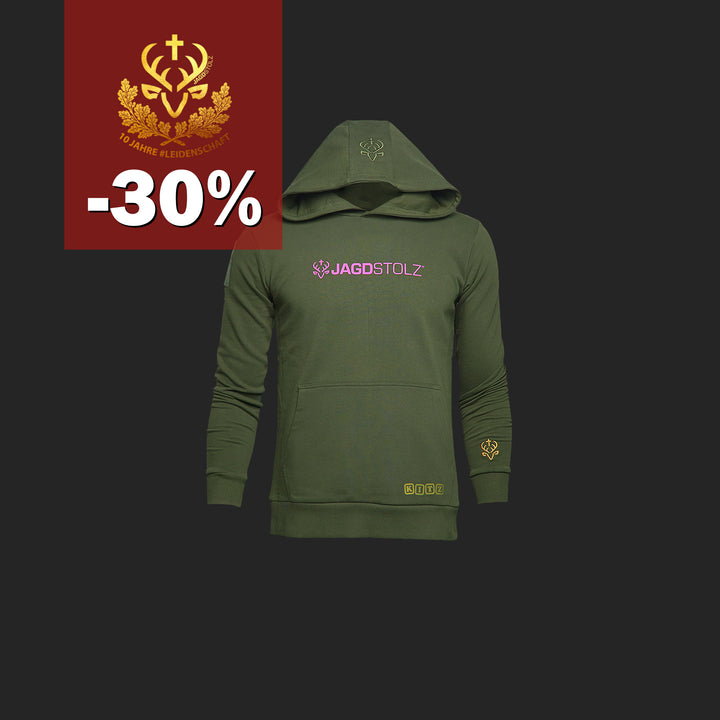 Jagdstolz Hoodie KITZ Logo Pink