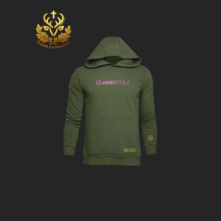 Jagdstolz Hoodie KITZ Logo Pink