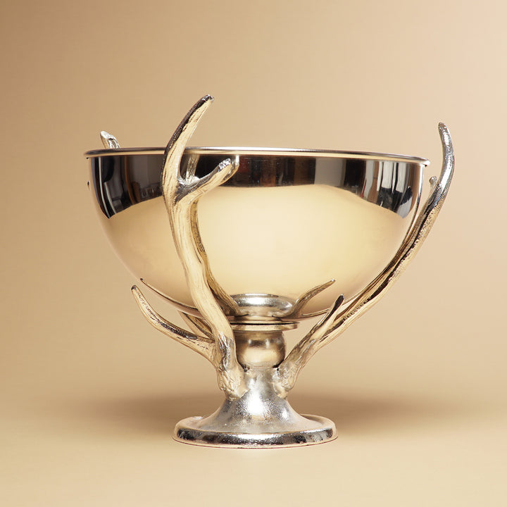 Edzard Sektkühler mit gegossenem Hirschgeweih
