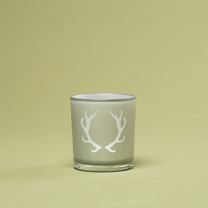 Edzard Teelichtglas Ati mit Geweihmotiv