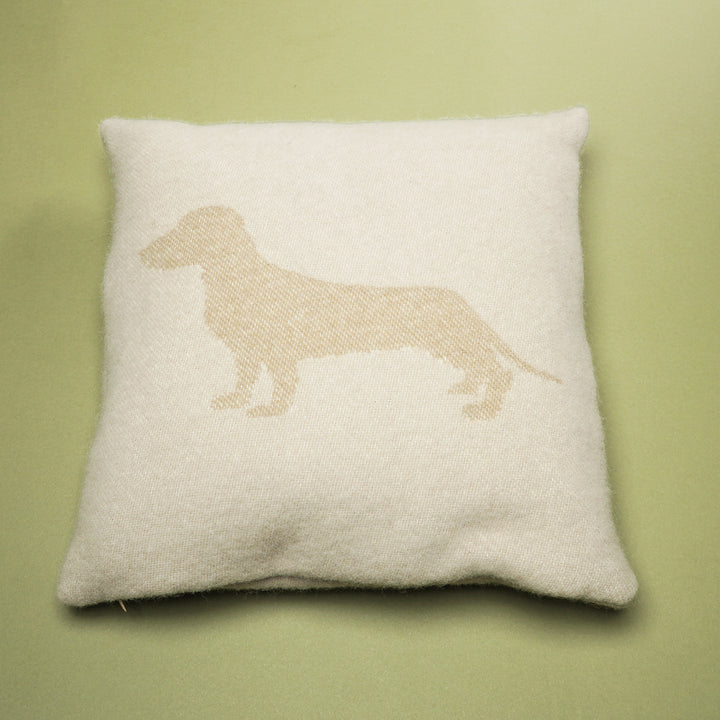 Belpo - Wollkissen Dackel Beige